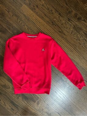 Jordan Men's Red Crewneck Sweatshirt